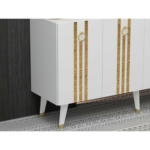 Dulap Isil White and Gold