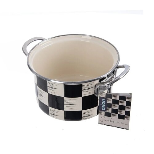 Orion emajlirana posoda Šachovnice Lem, 2 l,premer 18 cm
