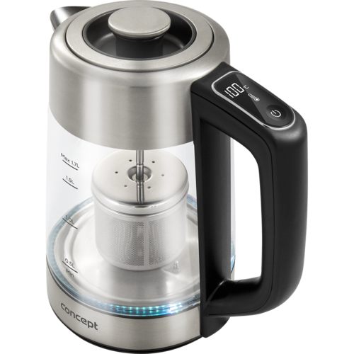 Fierbător Concept RK4190 cu control al temperaturii 1,7 l