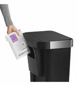Simplehuman Pedálový odpadkový kôš 45 l, čierna