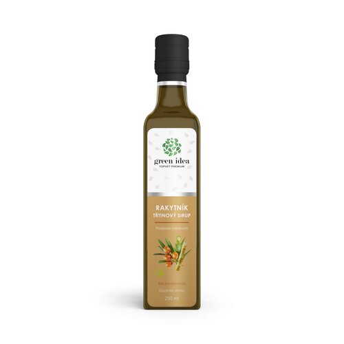 Green Idea Rakytníkový sirup trstinový, 250 ml