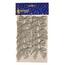 Різдвяна прикраса Бантик глітер 12 шт., сріблястий, 5,5 см