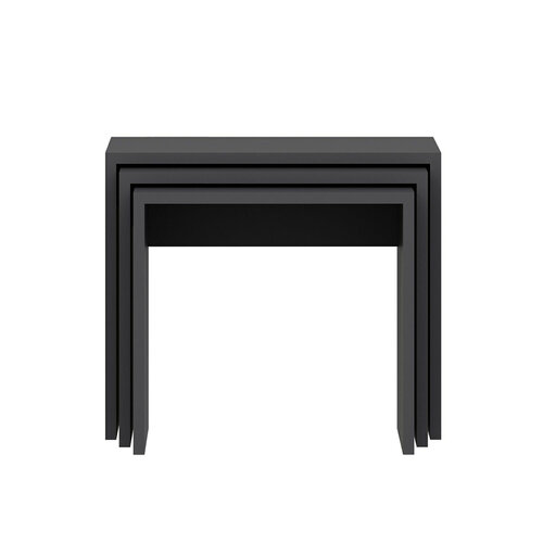 Ablagetisch Alya Anthracite, 3 Stück
