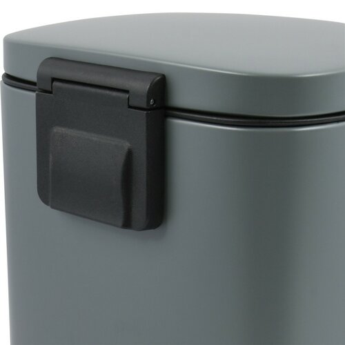 Coș de gunoi cu pedală soft-close Spirella Akira 12 l, gri mat