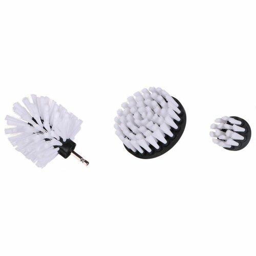Sixtol Komplet krtačk za vrtalko za čiščenjeavtomobila CAR DETAILING DRILL BRUSH 3 SOFT, 3 kos