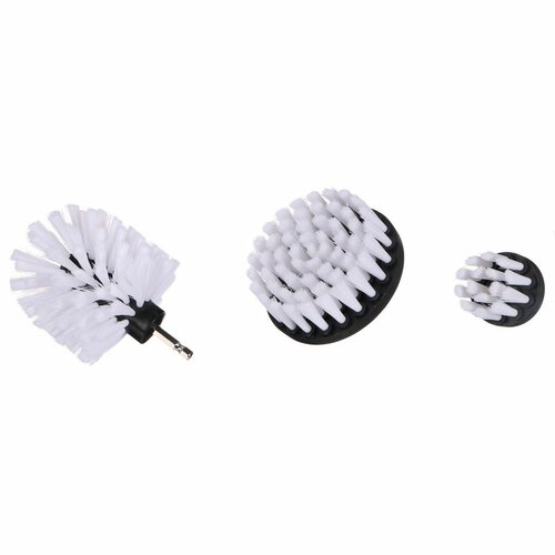 Sixtol Perie de frezat auto DETAILING DRILL BRUSH3 SOFT, 3 buc