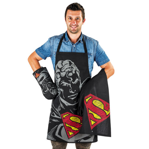 Kuchynská súprava Superman, čierna
