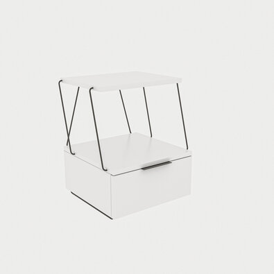 Nachttisch Tekoba White