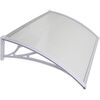 Copertină pentru ușă Aldotrade 120 x 80 cm Lagrada, transparent