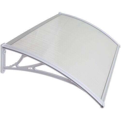 Aldotrade Lagrada ajtóbejárati előtető 120 x 80 cm, átlátszó, nem osztott