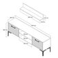 Stolik pod telewizor Riga Anthracite