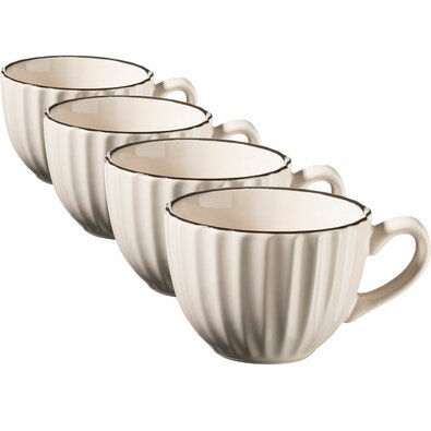 Mäser Tassenset 4-teilig OSITA – 200 ml,cremefarben