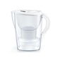 Brita Filter-Wasserkanne Marella Cool Memo 2,4 l, Weiß