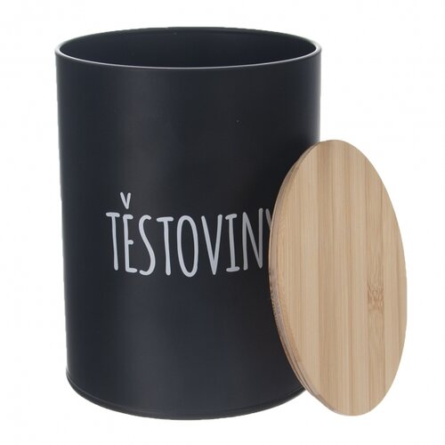 Orion Pojemnik blaszany na makaron BLACK