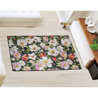 Bellatex Kusový koberec Kvety 3D, 80 x 120 cm