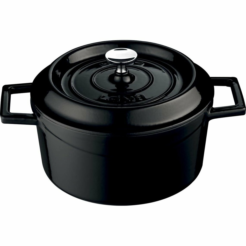 LAVA Metal öntöttvas edény, átmérő 32 cm, fekete, 9,8 l termék 2. képe