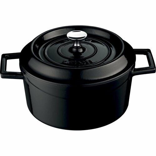 Oală din fontă LAVA Metal , diametru 32 cm, negru,9,8 l