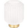 Настільний LED світильник Coria білий, 13 x 17 см