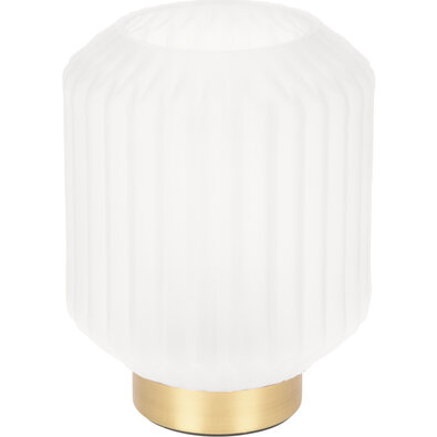 Stolní LED lampa Coria bílá, 13 x 17 cm