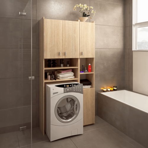 Szafka nad pralką MIRALI, dąb sonoma