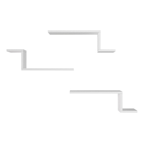 Polica Lowa White, 3 kos
