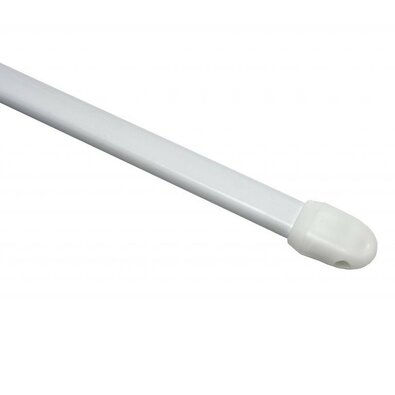 Vitrážna tyč rozťažná, plochá 11 mm biela, 60 - 90 cm