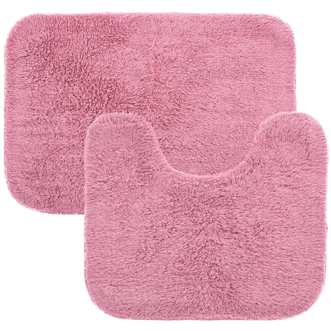 Koopman Kúpeľňová predložka Izabela ružová, sada 2 ks