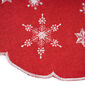 Vánoční ubrus Hvězdičky červená, 85 x 85 cm