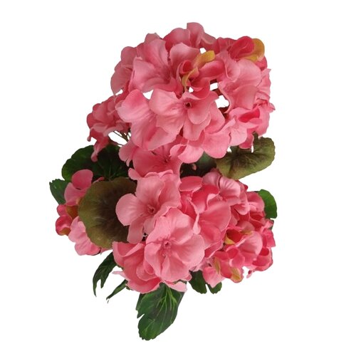 Muskátli művirág világos rózsaszín, 47 cm