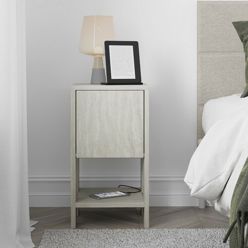 Noční stolek Ema Travertine