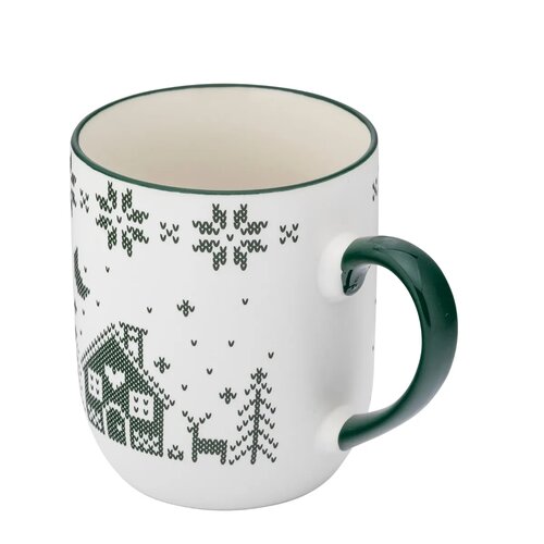 Altom Porcelanasti lonček Grenlandia 450 ml, zelen