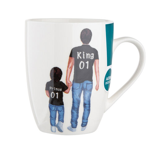Altom Porcelanasti lonček King - fant, 300 ml