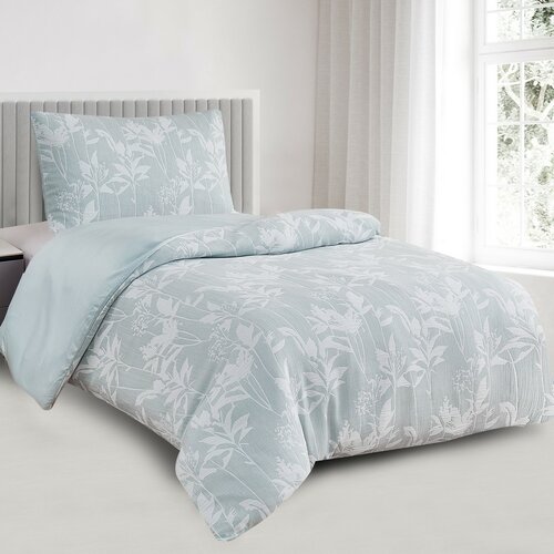 Alabama zöld jacquard ágynemű, 140 x 200 cm, 70 x90 cm