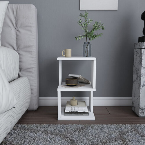 Stolik nocny Carter White