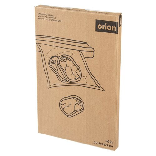Orion Vrecko nylon do vákuovačky potravín 20 ks, 29,5 x 19,5 cm