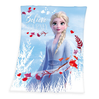 Koc dziecięcy Frozen 2 Belive journey, 130 x 160 cm