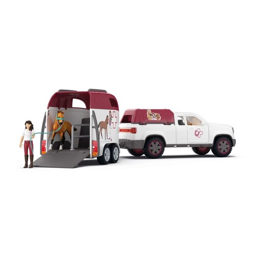 Schleich 42704 Mobilní veterinář s přívěsem