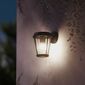 Vonkajšia nástenná lampa Philips Sunera čierna,E27, max. 1x25 W