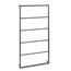 SAPHO Ska502 Ska uscător de prosoape de perete 60x 115 x 10 cm, negru mat
