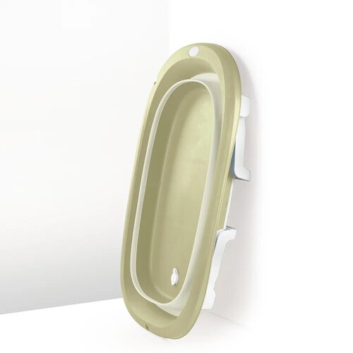 Cadă pliabilă pentru copii Dolu, verde deschis,20,5 x 75,5 x 46,5 cm