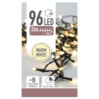 Bożonarodzeniowy łańcuch świetlny Twinkle ciepły biały, 96 LED