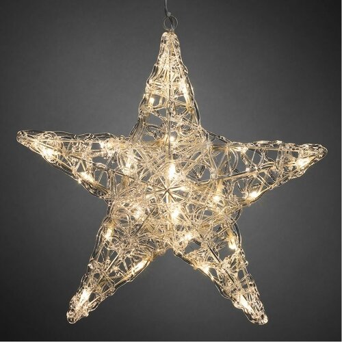 Božična 5-kraka zvezda premer 40 cm, 24 LED