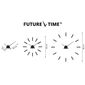 Future Time FT9600CM Modular champagne Designowe zegar samoprzylepny, śr. 60 cm