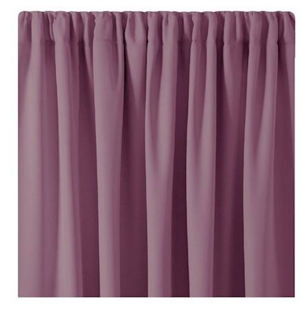Restilo Záves Blackout Oxford Pleat mauve, 140 x 245 cm