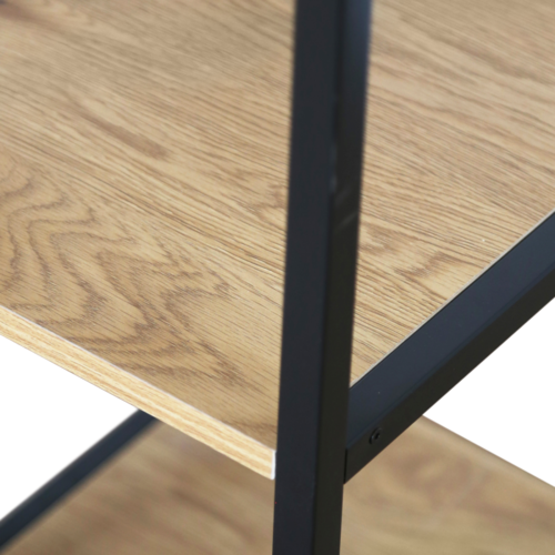 BERDY akasztó polcokkal, tölgyfa