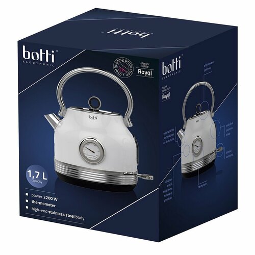 Botti vízforraló Royal Line 1,7 l, fehér