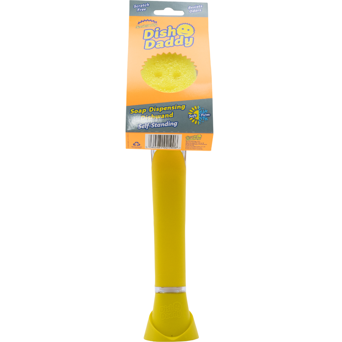 Scrub Daddy Dish Daddy gąbka do mycia naczyń z uchwytem i dozownikiem detergentu