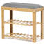 Autronic DR-N1010 GREY2 Čevljarski stolček staburetom, 60 x 55 x 29 cm