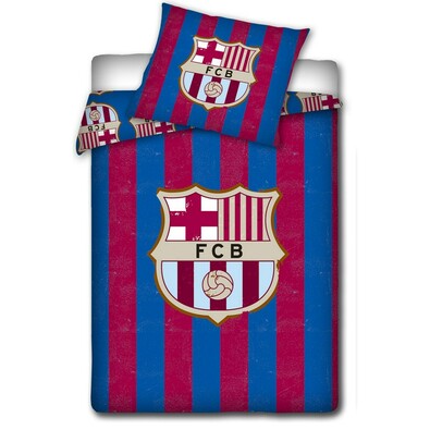 Bavlněné povlečení FC Barcelona Vintage, 140 x 200 cm, 70 x 80 cm