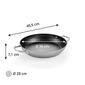 Tescoma Pfanne GrandCHEF+ Durchmesser 36 cm, 2 Griffe